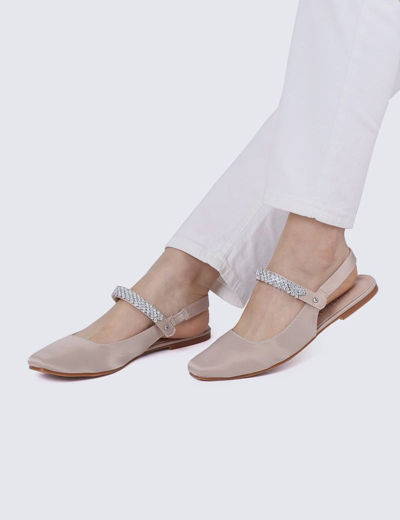 Charlize Comfy Ballerina In Nude - myballerine