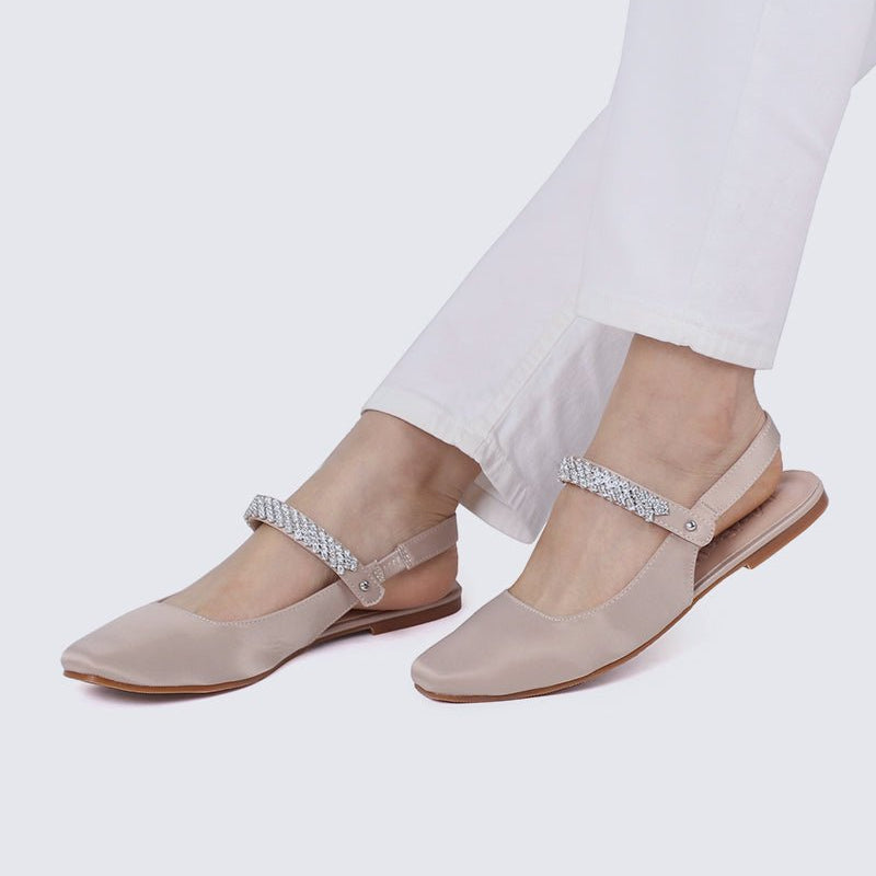 Charlize Comfy Ballerina In Nude - myballerine