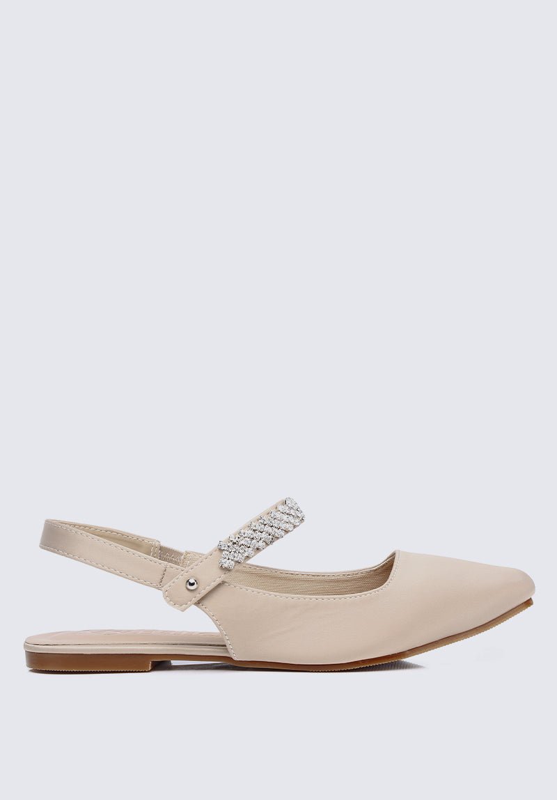 Charlize Comfy Ballerina In Nude - myballerine