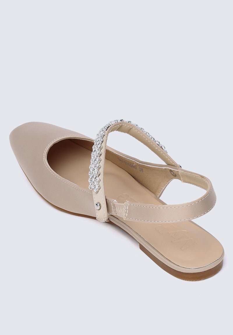 Charlize Comfy Ballerina In Nude - myballerine