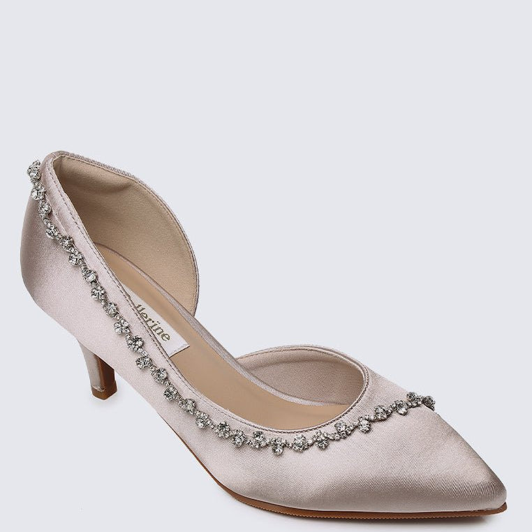 Dahlia Comfy Pumps In NudeShoes - myballerine