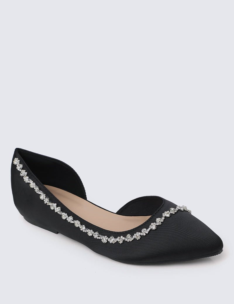 Delilah Comfy Ballerina In Black - myballerine