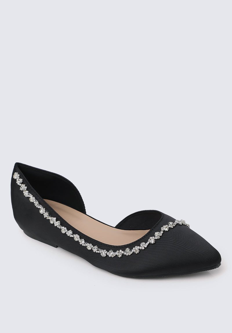 Delilah Comfy Ballerina In Black - myballerine