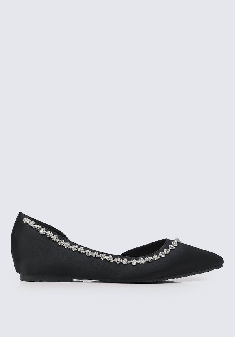 Delilah Comfy Ballerina In Black - myballerine