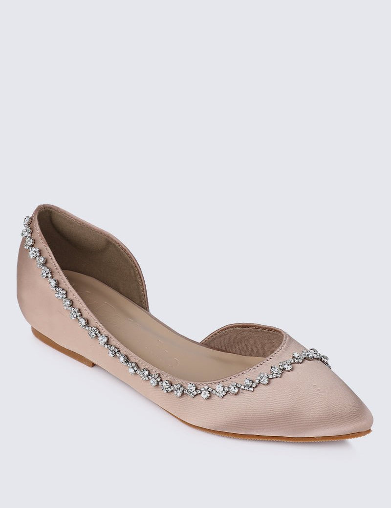 Delilah Comfy Ballerina In Taupe - myballerine