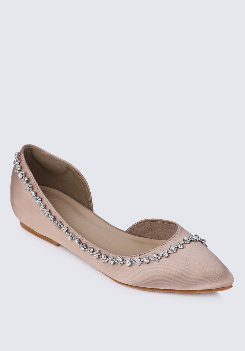 Delilah Comfy Ballerina In Taupe - myballerine