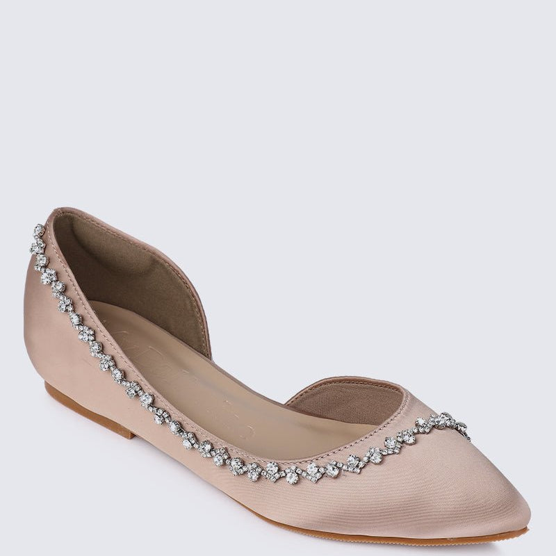 Delilah Comfy Ballerina In Taupe - myballerine