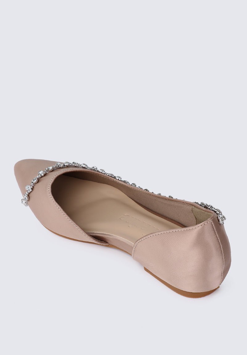 Delilah Comfy Ballerina In Taupe - myballerine