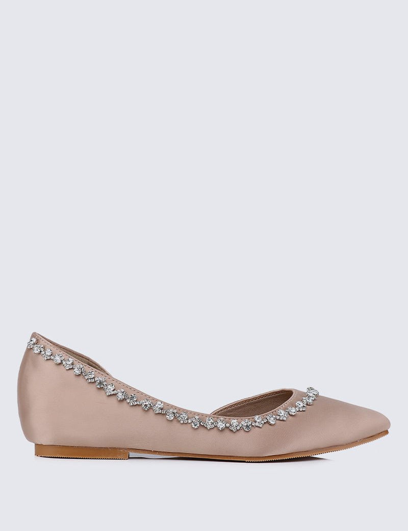 Delilah Comfy Ballerina In Taupe - myballerine