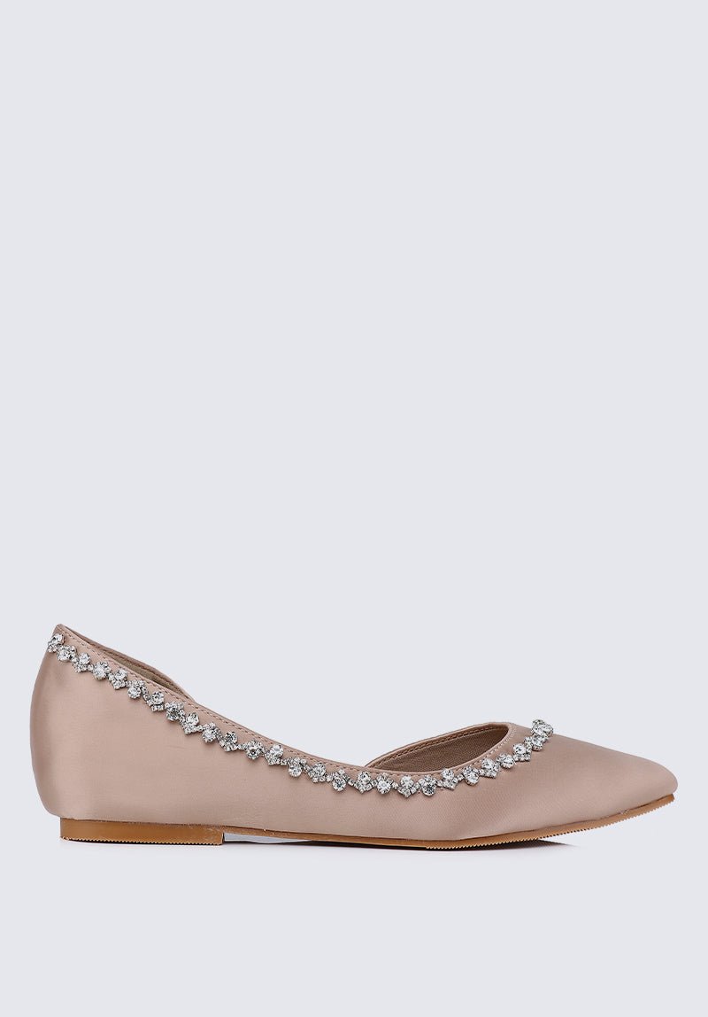 Delilah Comfy Ballerina In Taupe - myballerine