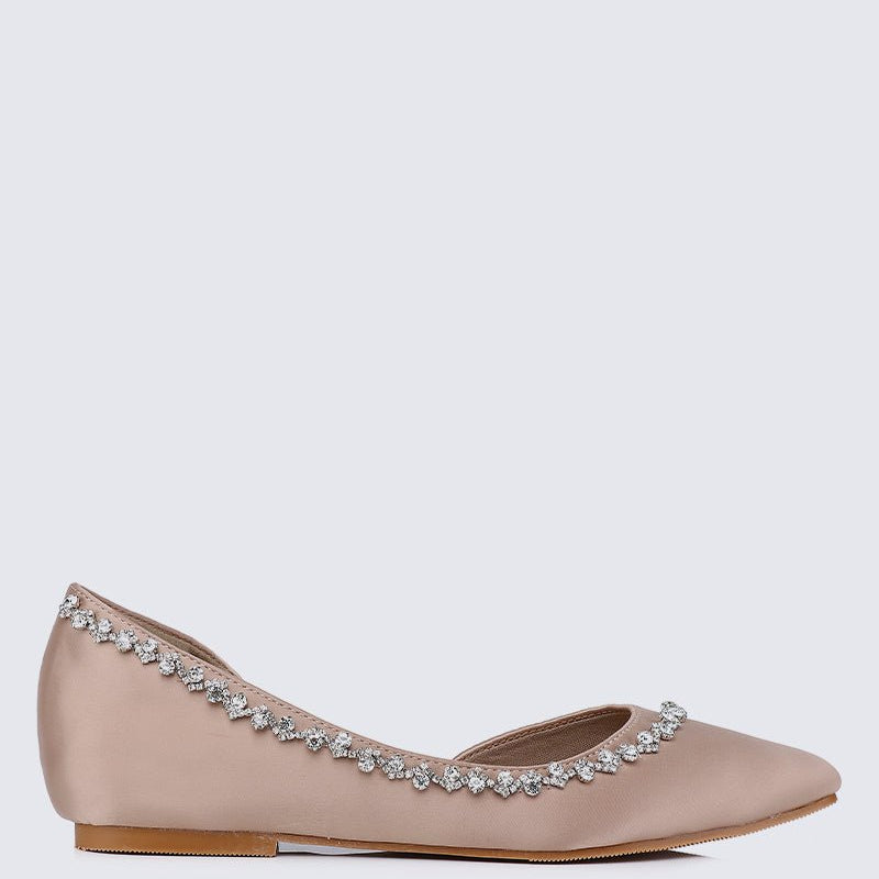 Delilah Comfy Ballerina In Taupe - myballerine