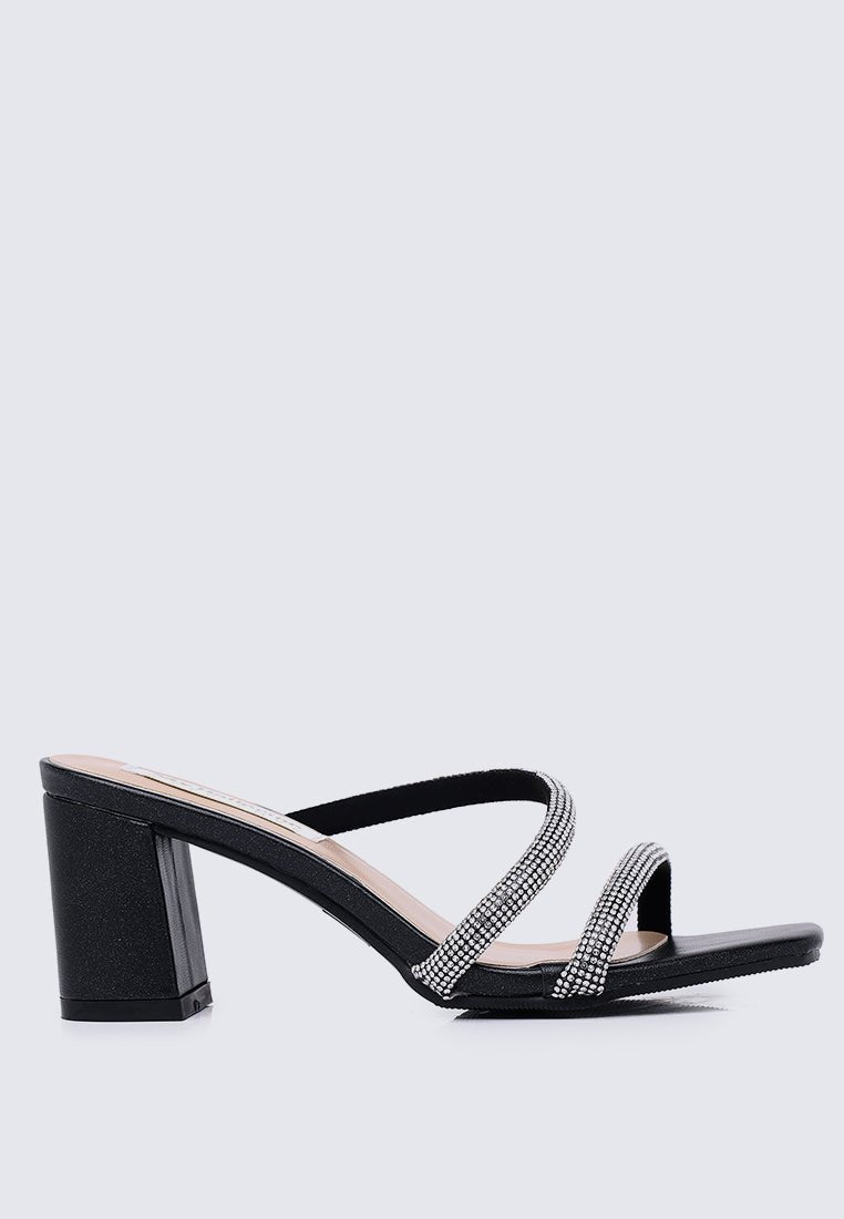 Delphine Comfy Heels In BlackShoes - myballerine