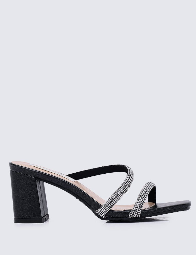 Delphine Comfy Heels In BlackShoes - myballerine