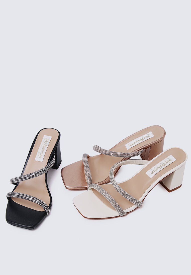 Delphine Comfy Heels In BlackShoes - myballerine