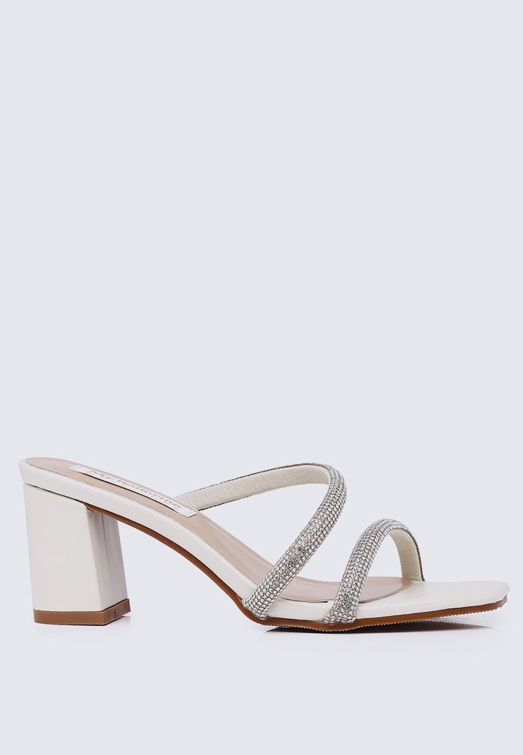 Delphine Comfy Heels In PearlShoes - myballerine