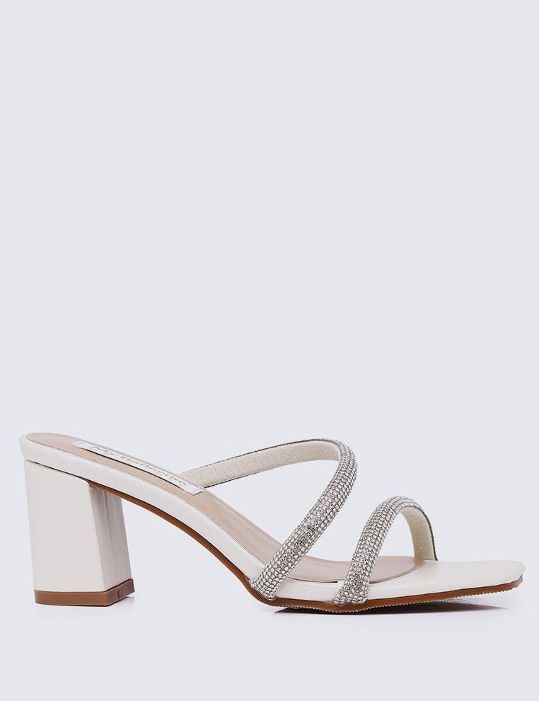 Delphine Comfy Heels In PearlShoes - myballerine