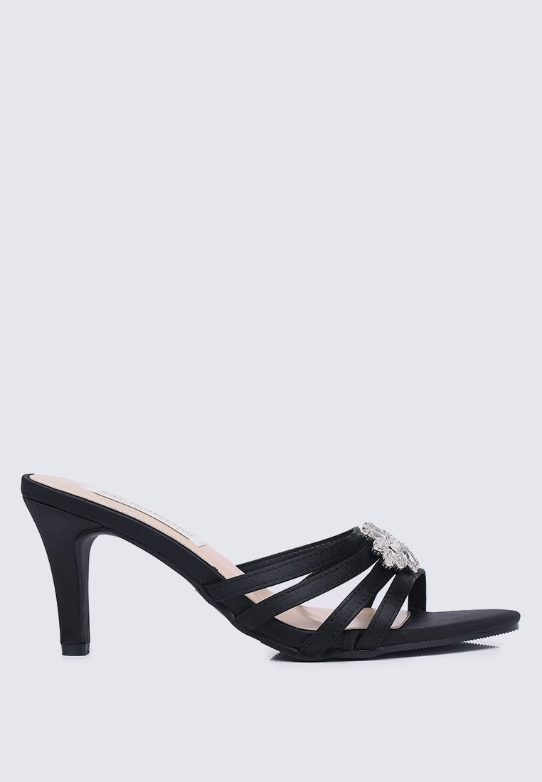 Denese Comfy Heels In Black - myballerine