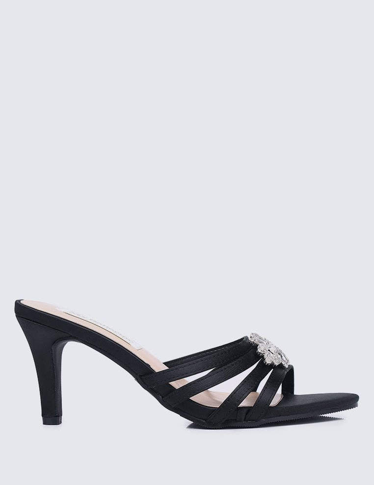 Denese Comfy Heels In Black - myballerine