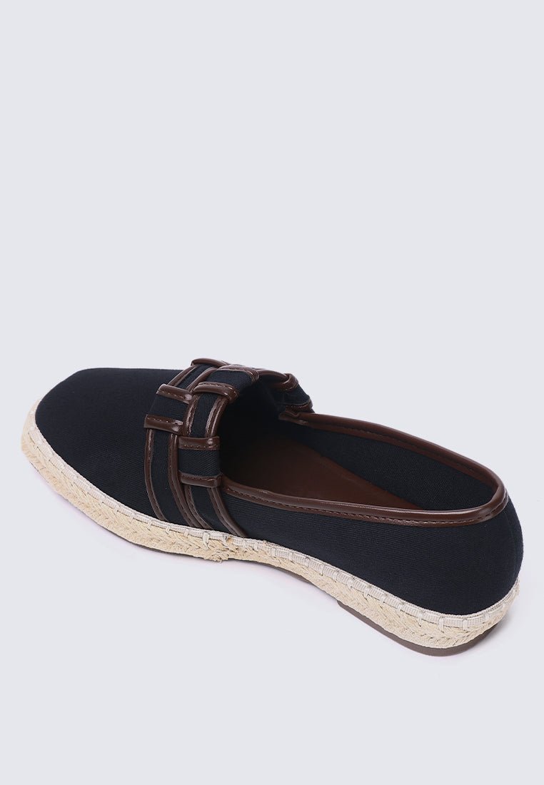 Diane Comfy Espadrilles In BlackShoes - myballerine