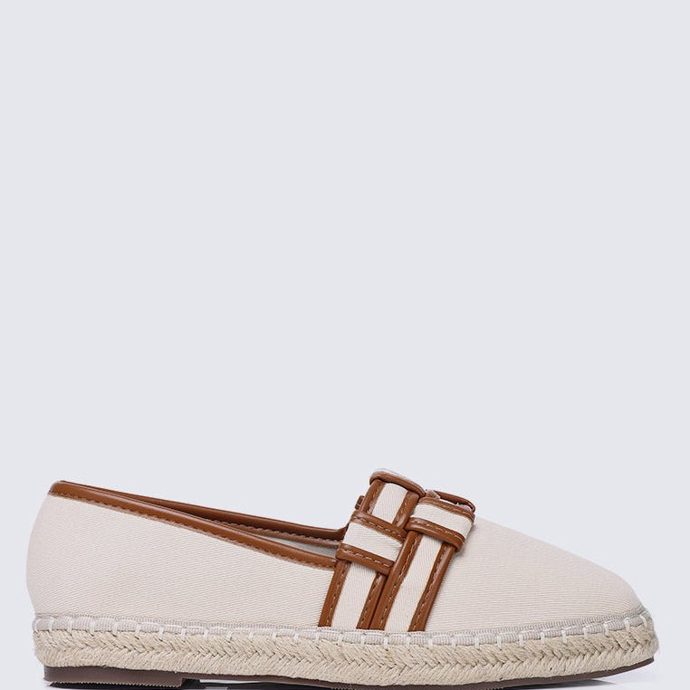 Diane Comfy Espadrilles In Off WhiteShoes - myballerine