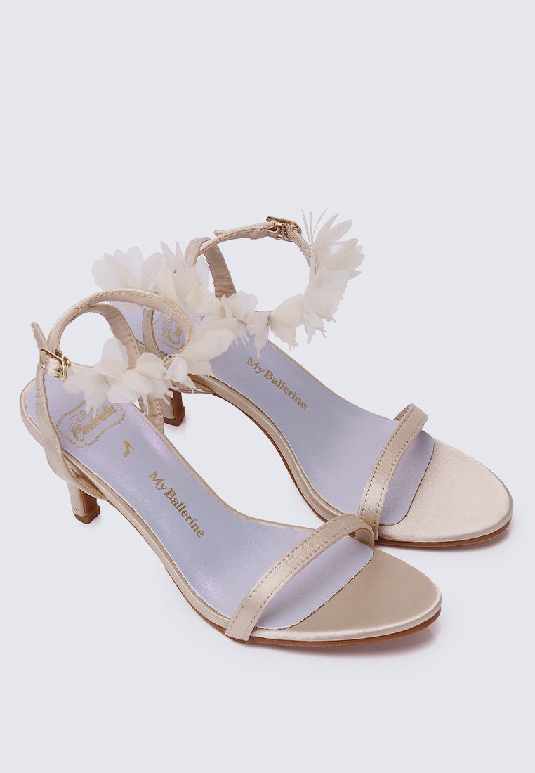 Dreaming of Dancing Comfy Heels In Champagne - myballerine