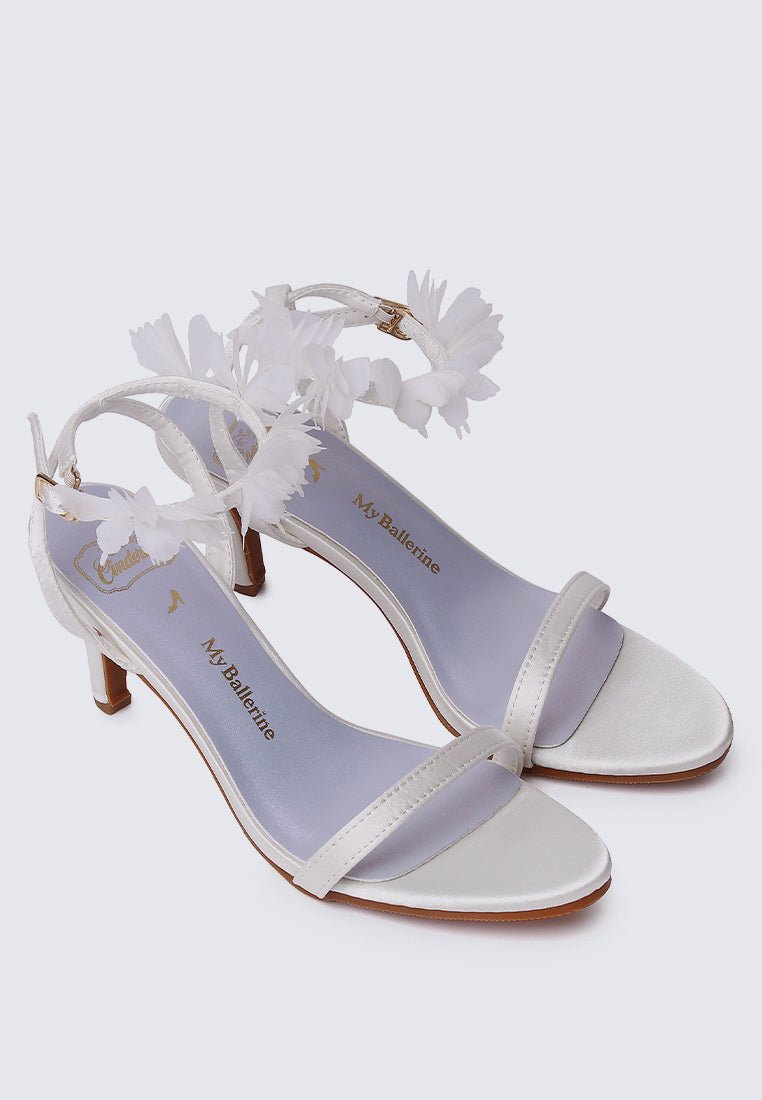 Dreaming of Dancing Comfy Heels In White - myballerine