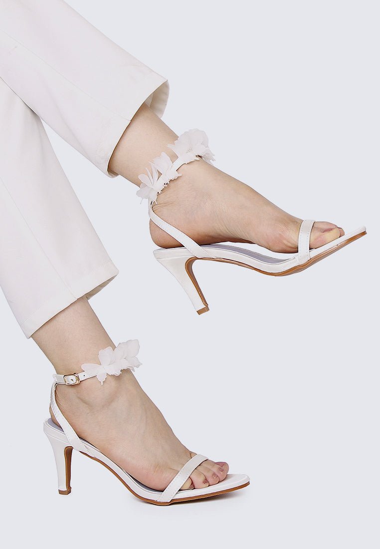 Dreaming of Dancing Comfy Heels In White - myballerine