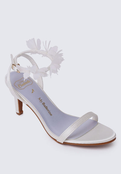 Dreaming of Dancing Comfy Heels In White - myballerine