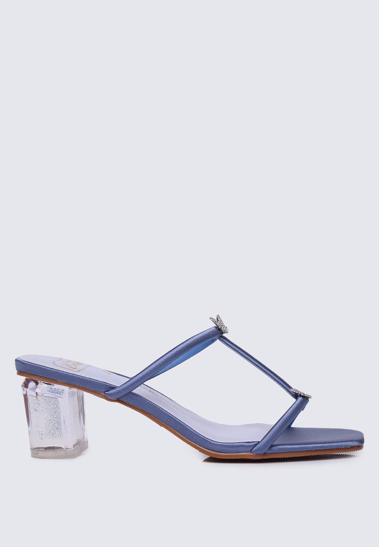 Dreams Come True Comfy Heels In Navy - myballerine