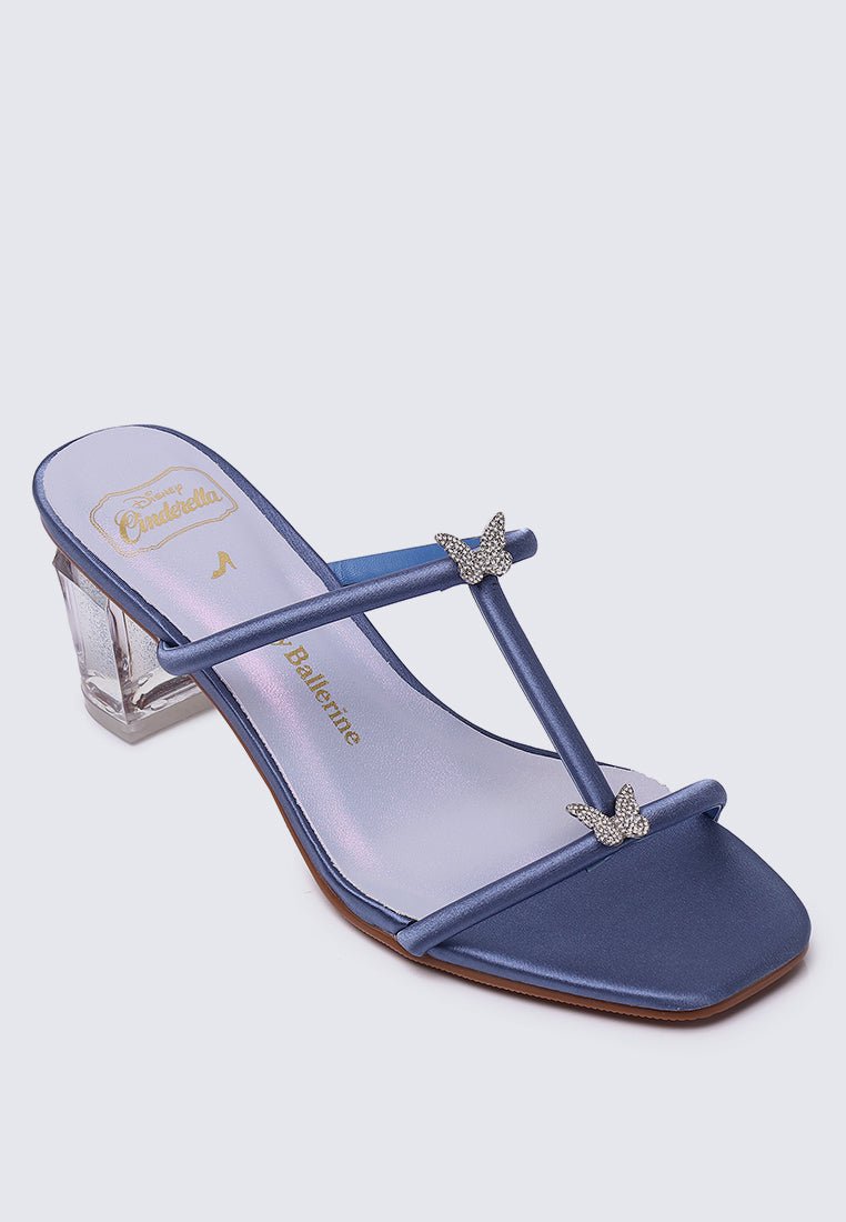 Dreams Come True Comfy Heels In Navy - myballerine