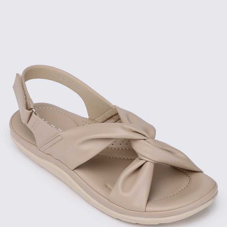 Easy Step Comfy Sandals In AlmondShoes - myballerine