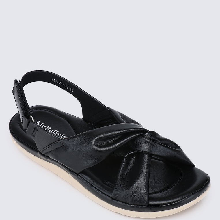 Easy Step Comfy Sandals In BlackShoes - myballerine