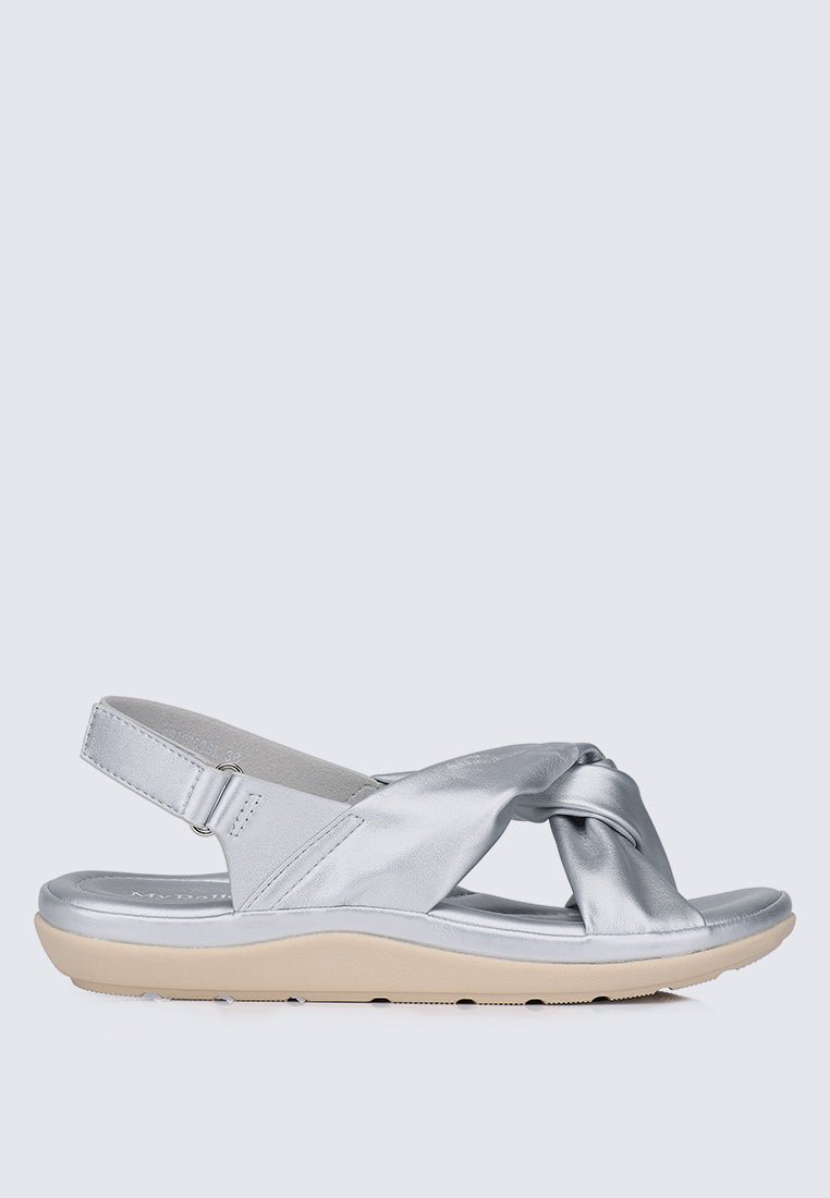 Easy Step Comfy Sandals In SilverShoes - myballerine