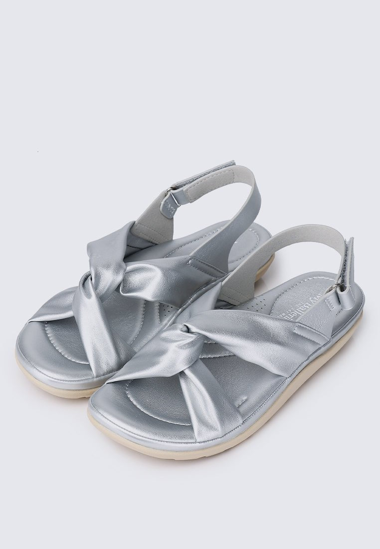 Easy Step Comfy Sandals In SilverShoes - myballerine