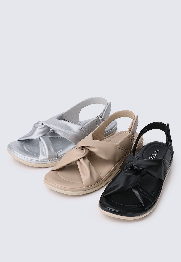 Easy Step Comfy Sandals In SilverShoes - myballerine