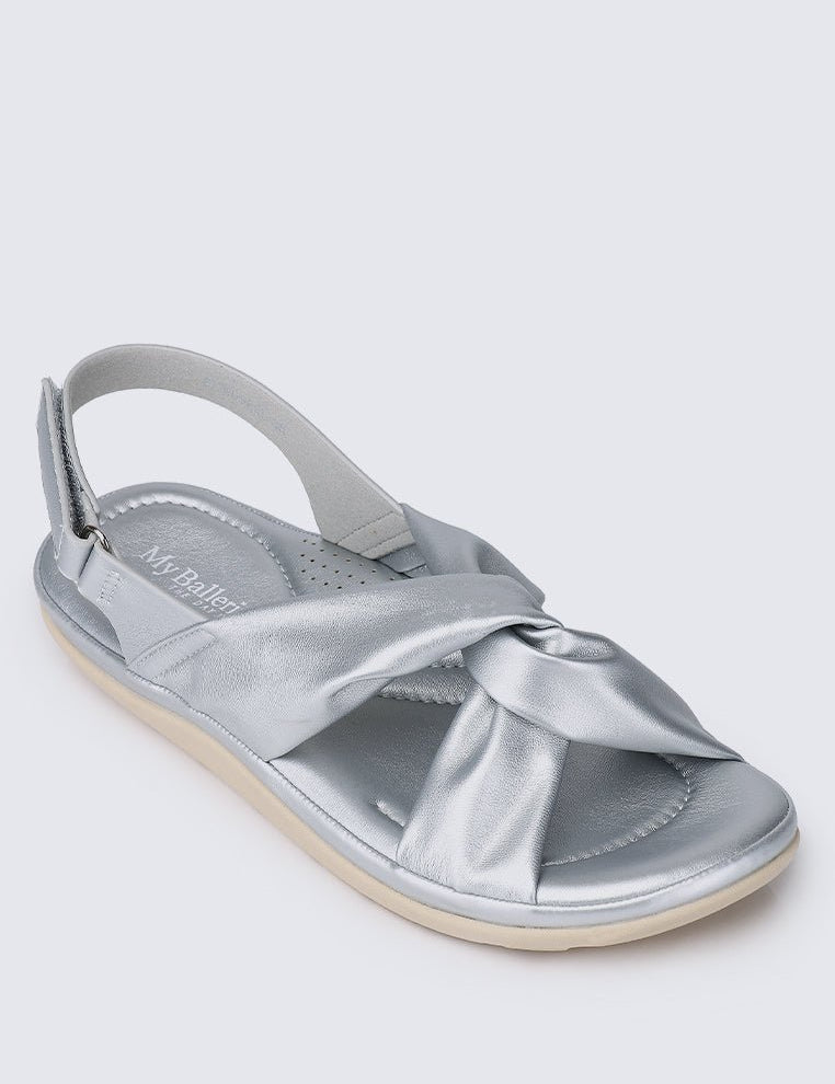 Easy Step Comfy Sandals In SilverShoes - myballerine