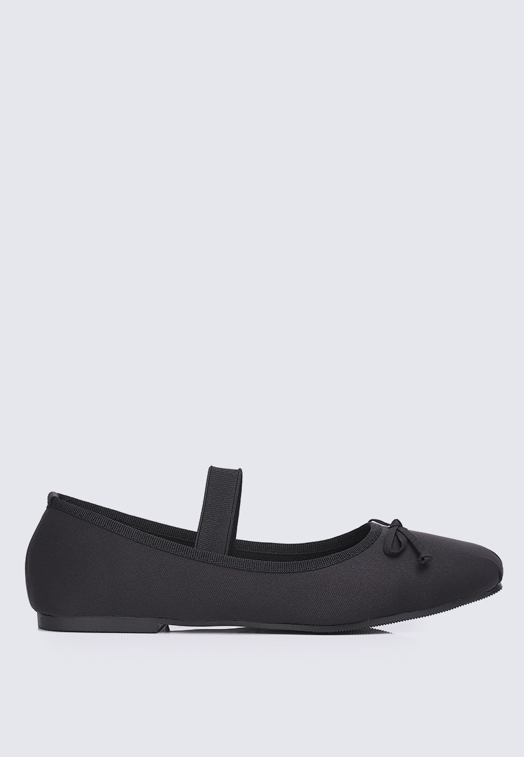 Eleanee Comfy Ballerina In Black - myballerine