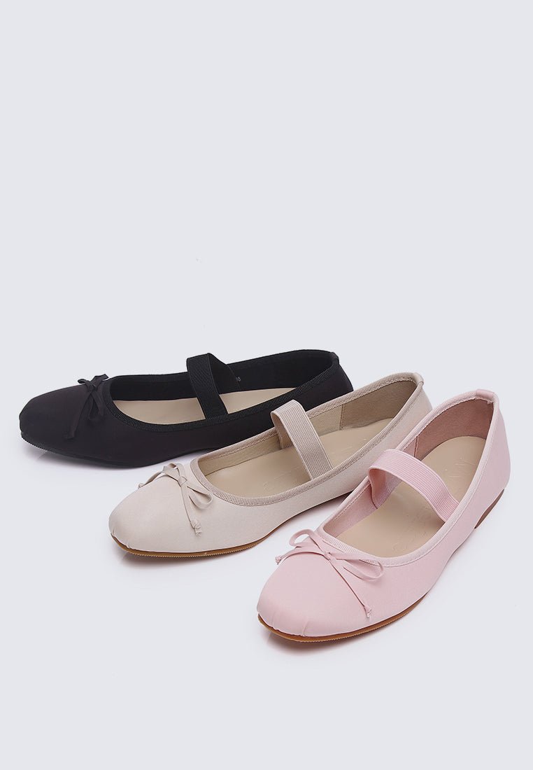 Eleanee Comfy Ballerina In Black - myballerine