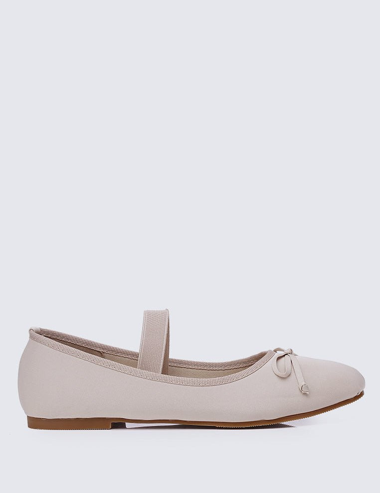 Eleanee Comfy Ballerina In Nude - myballerine