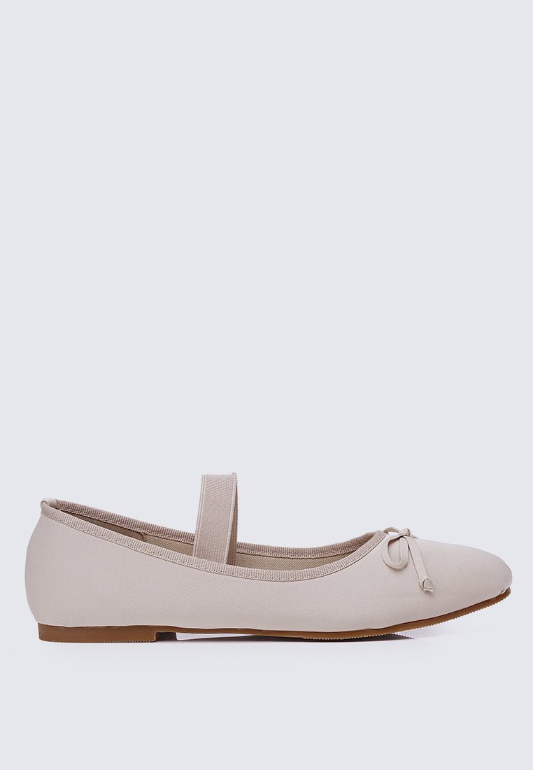 Eleanee Comfy Ballerina In Nude - myballerine