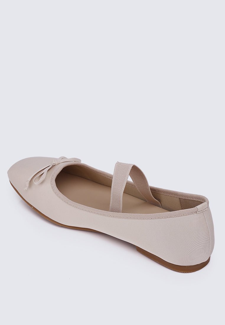 Eleanee Comfy Ballerina In Nude - myballerine