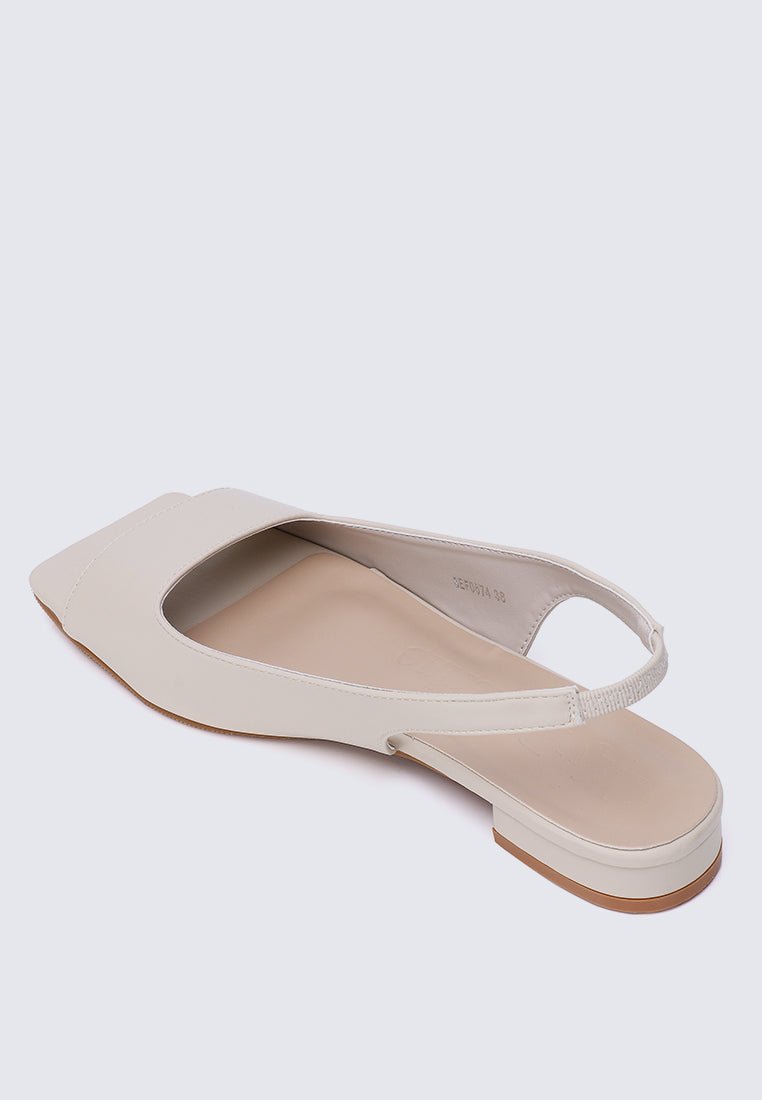 Eliz Comfy Sandals BeigeShoes - myballerine