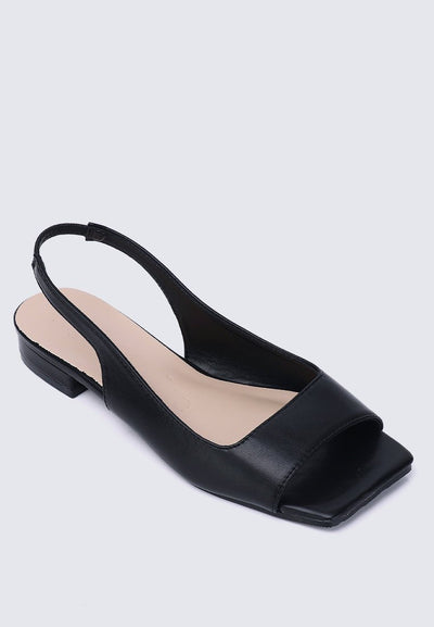 Eliz Comfy Sandals BlackShoes - myballerine