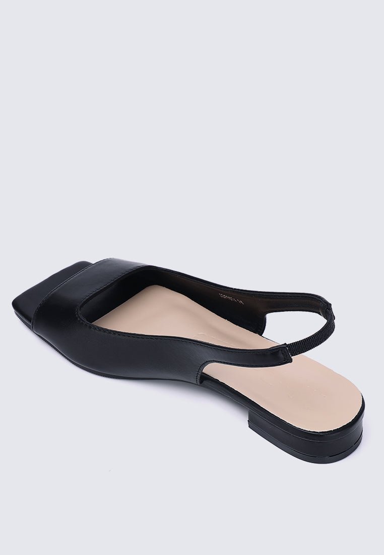 Eliz Comfy Sandals BlackShoes - myballerine