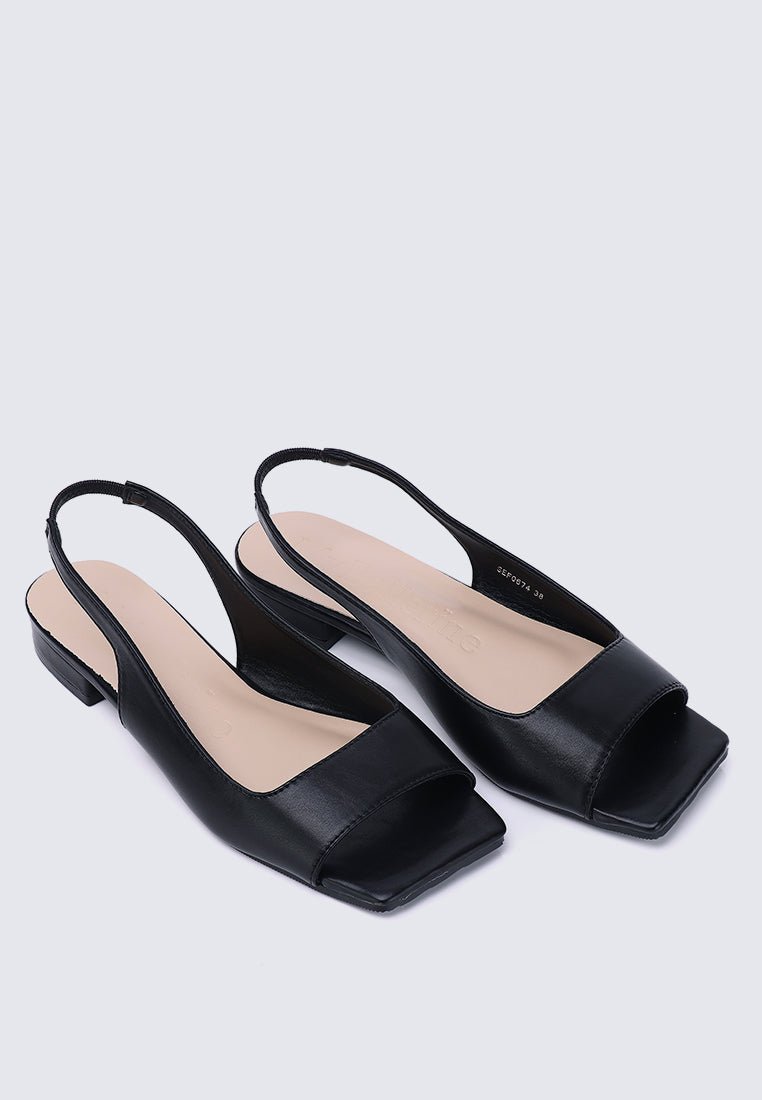 Eliz Comfy Sandals BlackShoes - myballerine