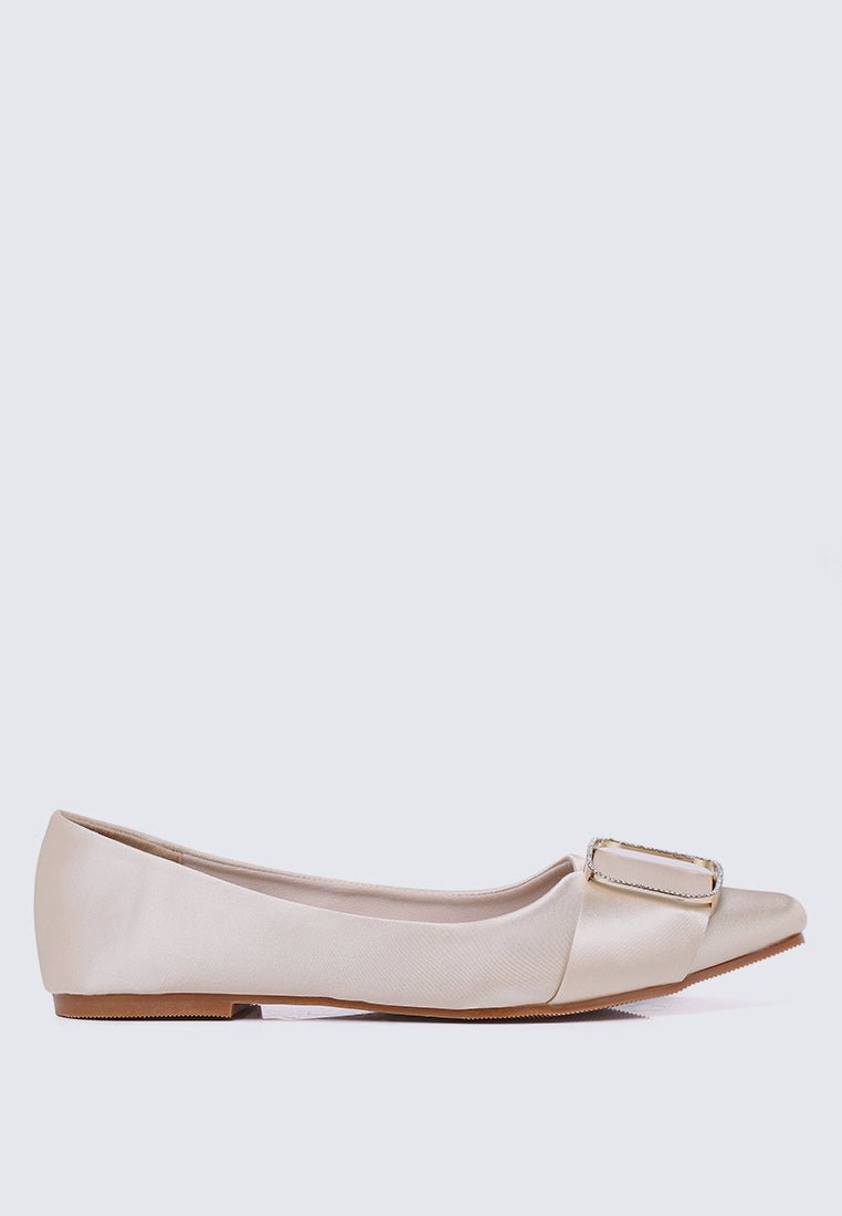 Emilie Comfy Ballerina In Beige - myballerine