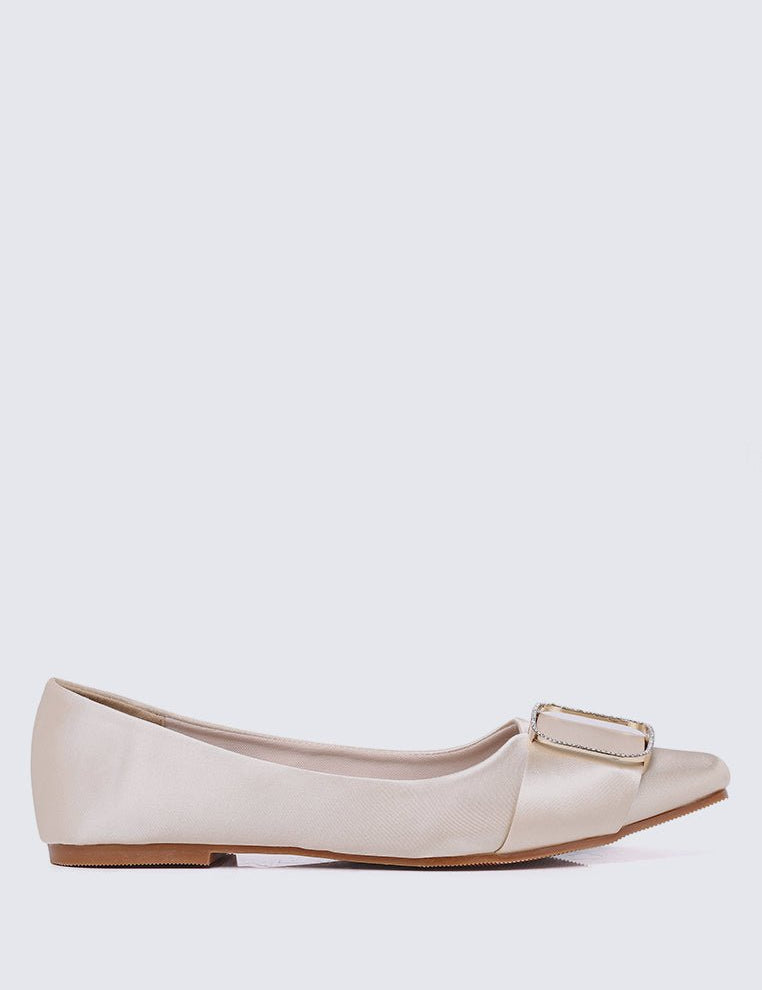 Emilie Comfy Ballerina In Beige - myballerine