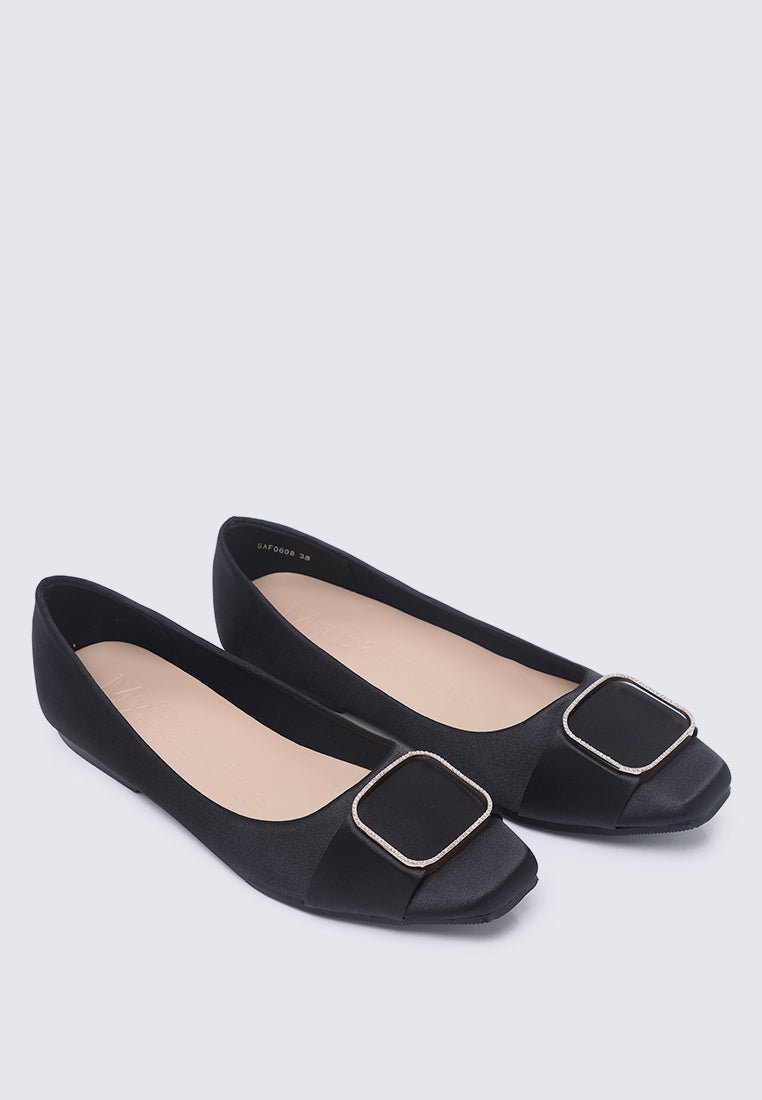 Emilie Comfy Ballerina In Black - myballerine