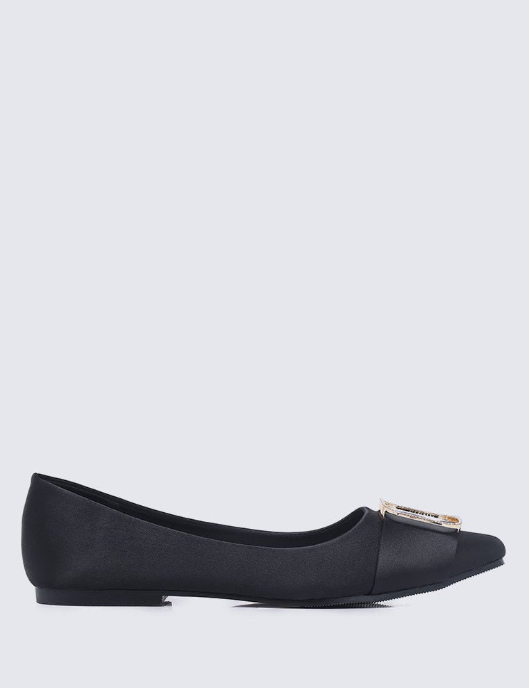 Emilie Comfy Ballerina In Black - myballerine