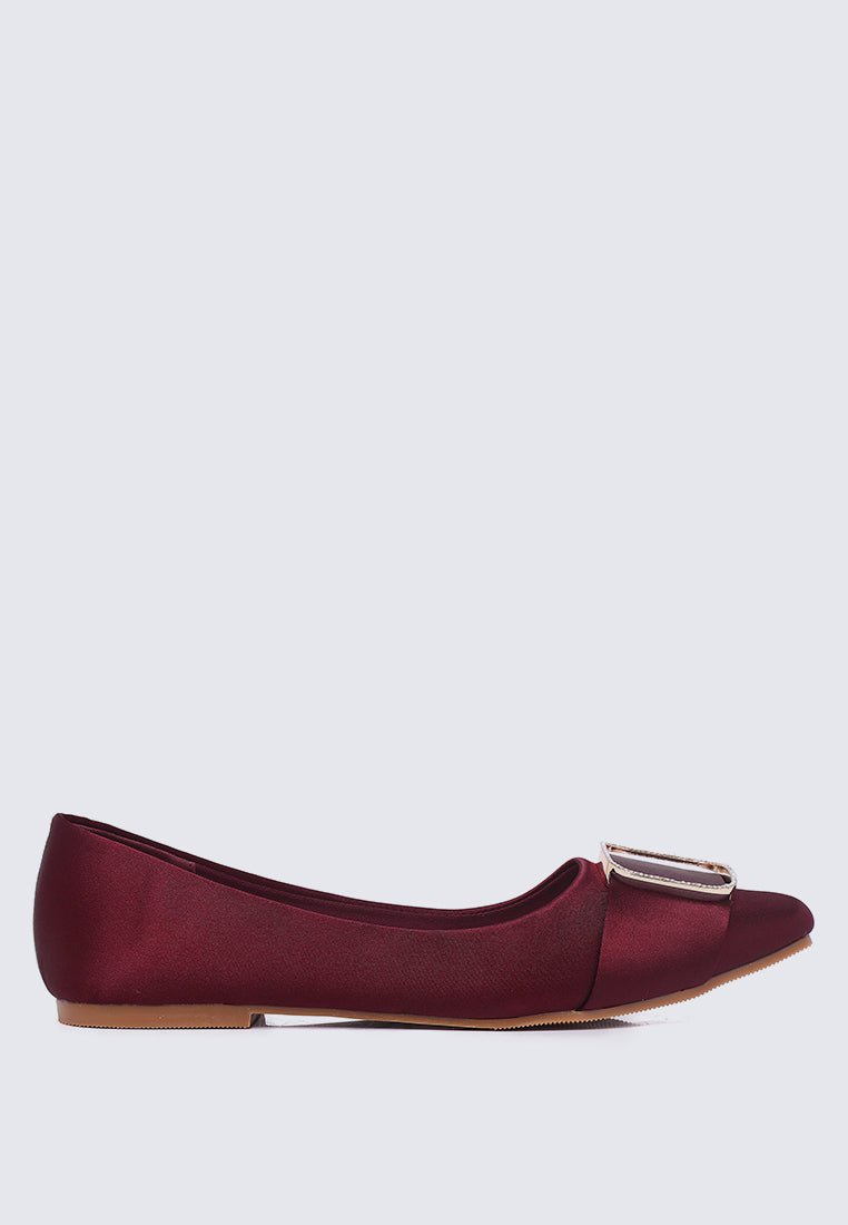 Emilie Comfy Ballerina In Maroon - myballerine